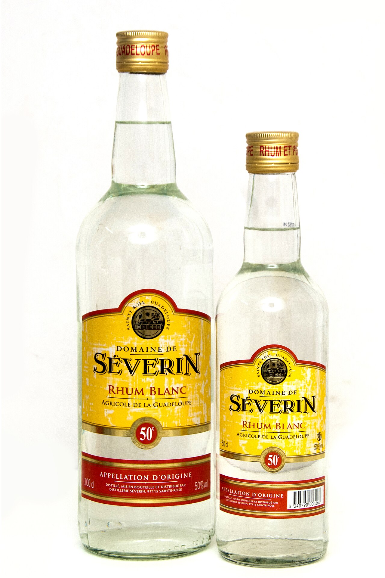 Rhum agricole de la distillerie Séverin, Guadeloupe