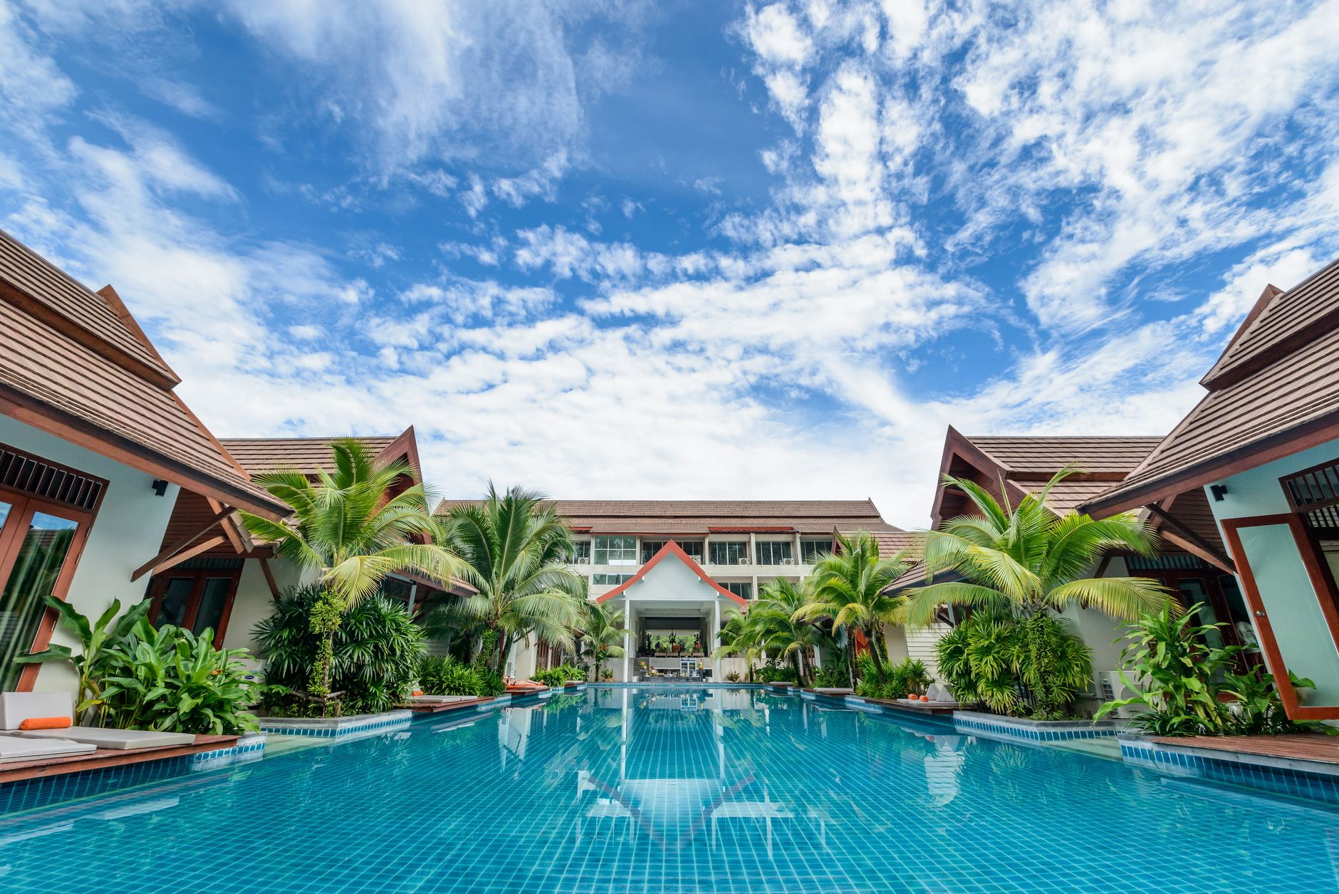 Villa avec piscine sous les tropiques